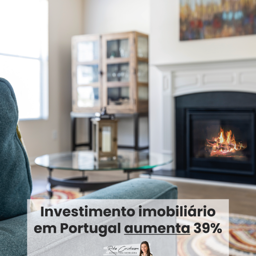 Investimento imobiliário em Portugal aumenta 39%